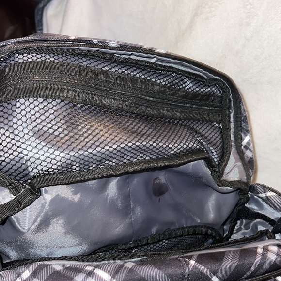 Thirty-One black plaid backpack - Picture 6 of 7